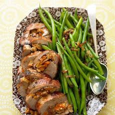 Pork Loin Stuffed with Figs and Apricots