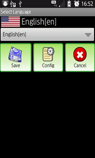 Select language and locale