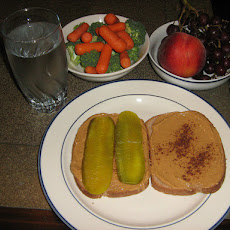 Peanut Butter and Pickle Sandwich