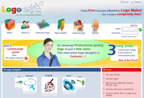thiết kế logo trực truyến