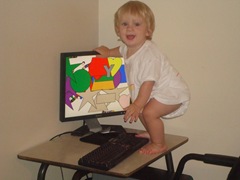 Nathan doing his Baby Smash