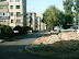 campus apartments and the remains of the shop