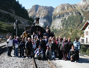 Foto di gruppo al Furka