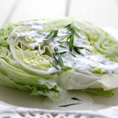 Iceberg Salad with Buttermilk Ranch Dressing