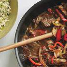 Festive Sherry Pepper Steak
