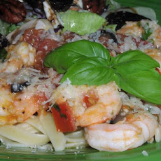 Fettuccine With Shrimp, Tomatoes and Basil