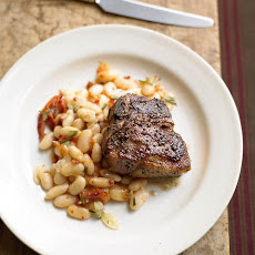 Lamb and White Beans with Rosemary