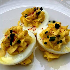 Smokey Deviled Eggs