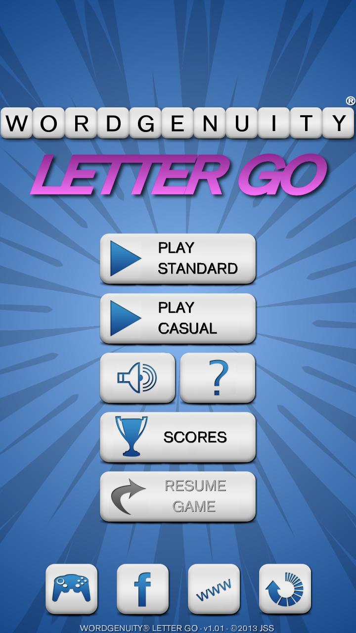 Android application Wordgenuity® Letter Go screenshort