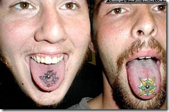 tatuagem na língua