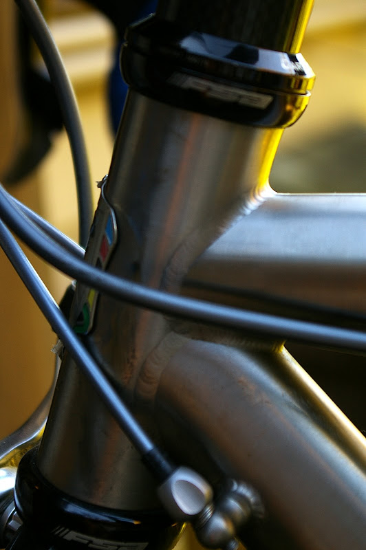 Gogeous welds on my Litespeed Solano