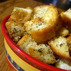Yummy Garlic Croutons