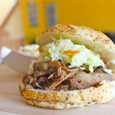 Maple Syrup and Mustard Slow Cooked Pulled Pork