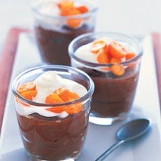 Dark Chocolate Mousse with Sugared Kumquats