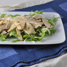 Roasted King Trumpet Mushroom Salad
