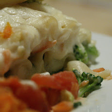Salmon and Broccoli Lasagna