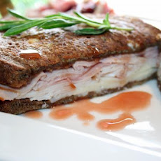Monte Cristo Sandwich With Sweet Mustard Sauce