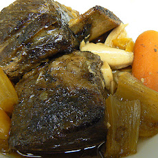 Roast Beef With Baby Carrots, Onions, and Potatoes