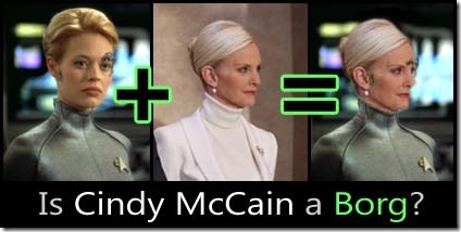 Is Cindy McCain a Borg?