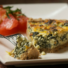 Cavolo Nero and Ricotta Tart