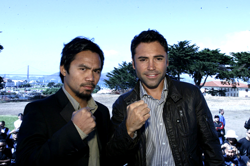 De La Hoya vs Pacquiao San Francisco Promo Tour
