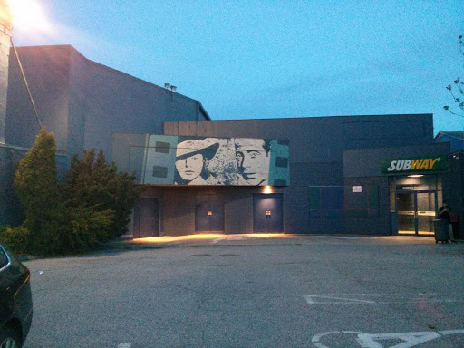 Niantic Cinemas Back Door Mural 