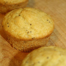 Vegan Ginger Lemon Poppy Seed Muffins