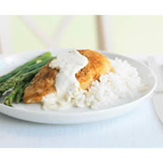 Parmesan-Crusted Chicken in PHILLY Cream Sauce