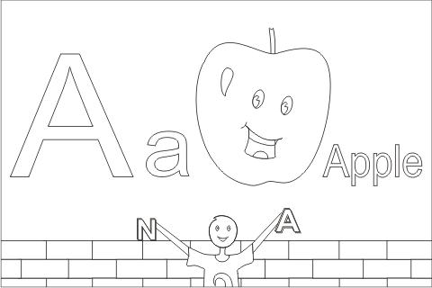 Alphabets Coloring Book