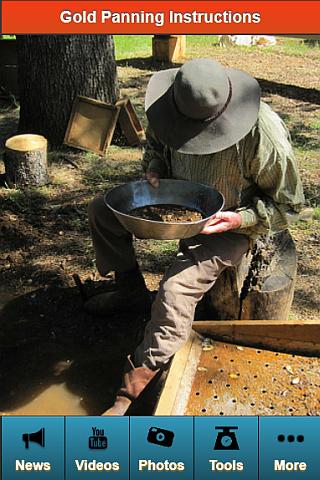 Gold Panning Instructions