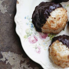 Coconut Macaroons Dipped in Chocolate Recipe