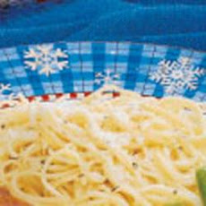 Honey-Garlic Angel Hair
