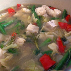 Vegetable-Cod Soup