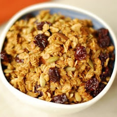 Pumpkin Granola with Dried Cherries