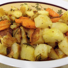 Roasted Potatoes, Parsnips and Carrots
