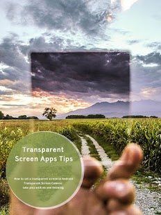 How to mod Transparent Screen Apps Tips 1.0 mod apk for bluestacks