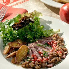 Duck Breasts with Pomegranate-Walnut Sauce