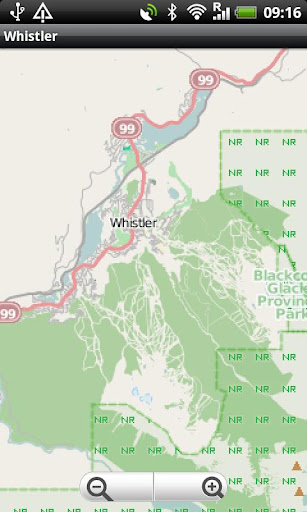 Whistler Ski Area Map
