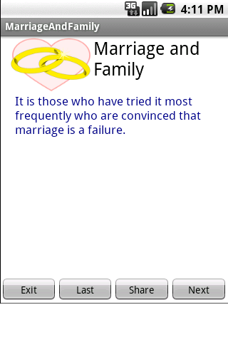 Marriage and Family