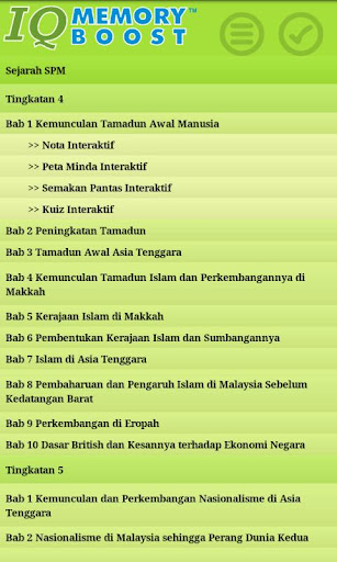 IQMemoryBoost Sejarah SPM