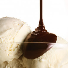 Hot Fudge Over Vanilla Ice Cream