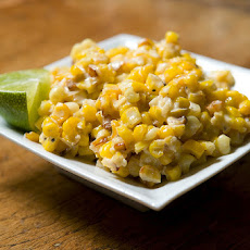 Roasted Corn with Lime, Parmesan and Chili