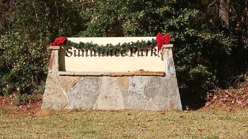 Sundance park entrance monument sign