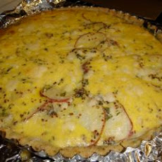 Savory Mustard Tart with Potatoes and Chard