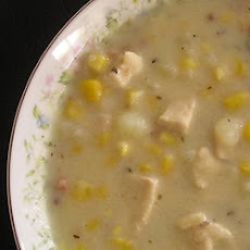 Chicken and Corn Chowder with Thyme