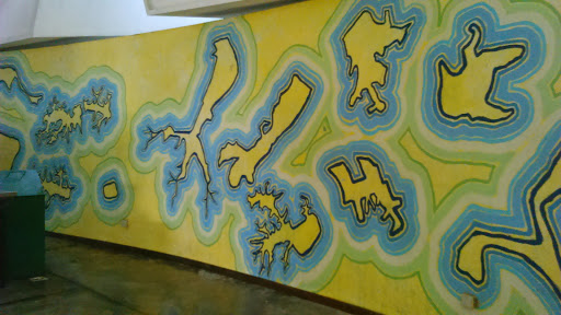 Yellow And Blue Mural