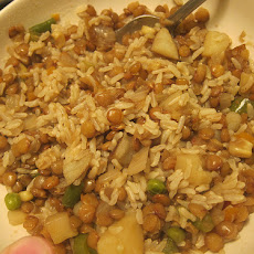 Lovely Brown Rice and Lentils