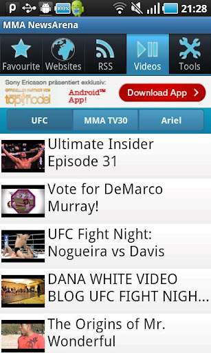 MMA NewsArena