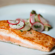 Salmon With Cucumbers