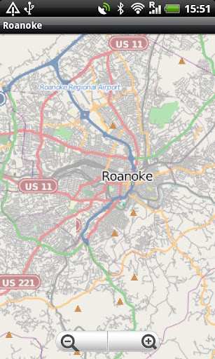 Roanoke Street Map